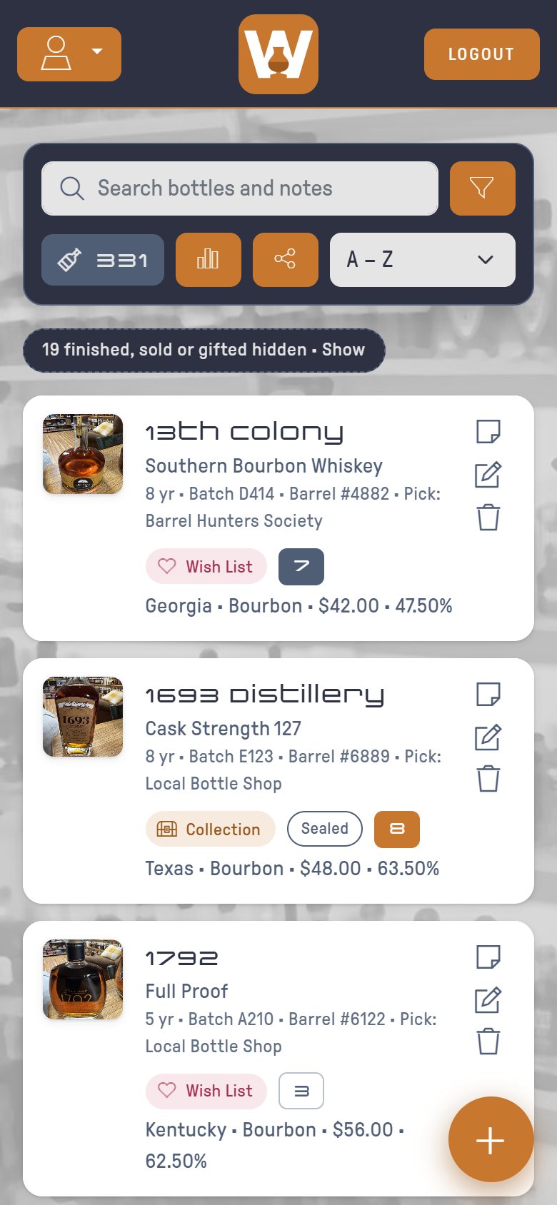 Collection on a phone