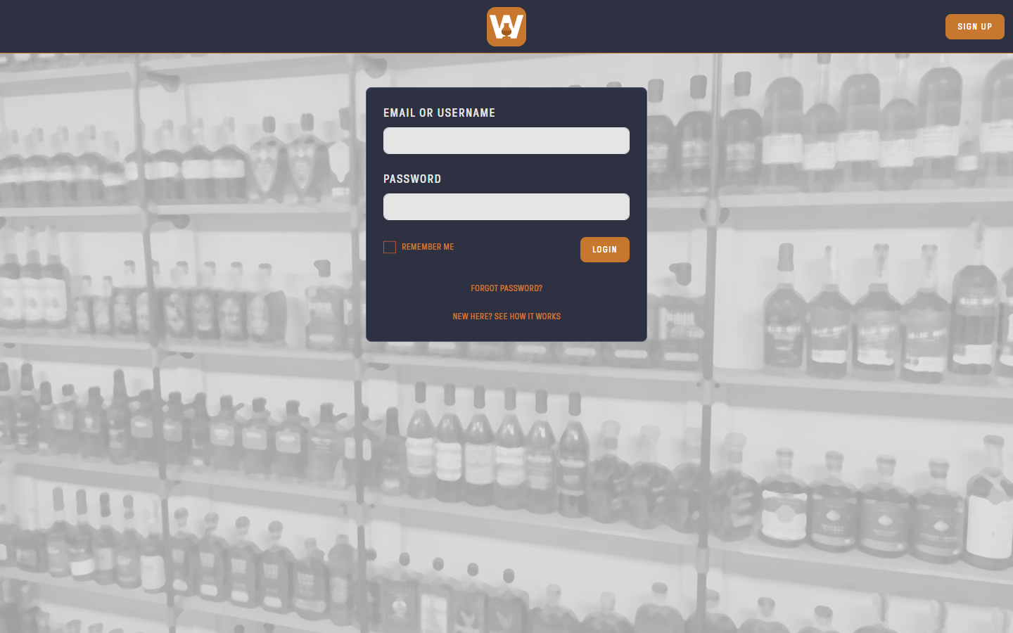 Login form